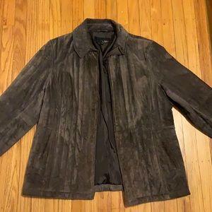 Light-Weight Suede Brown Jacket.